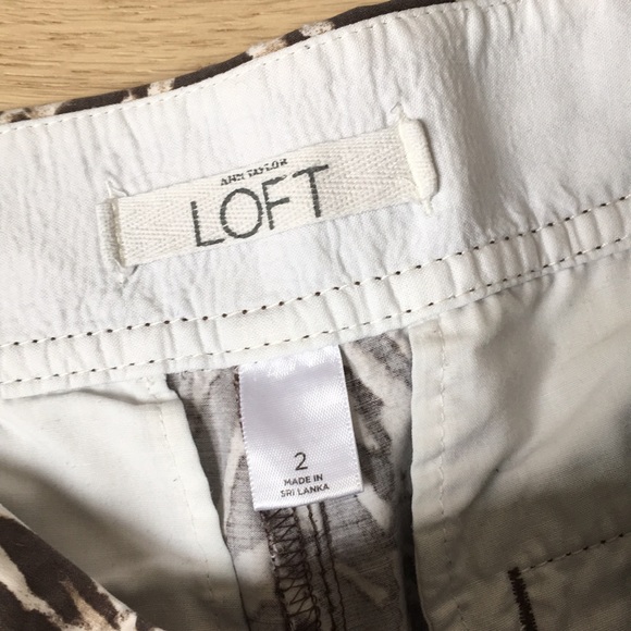 LOFT Leopard Shorts - Picture 3 of 4